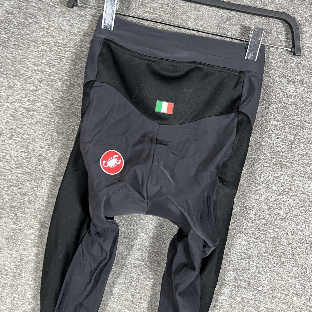 Castelli Thermal Cycling Leggings Mens Medium Black Padded Winter Bike Pants - Picture 8 of 9